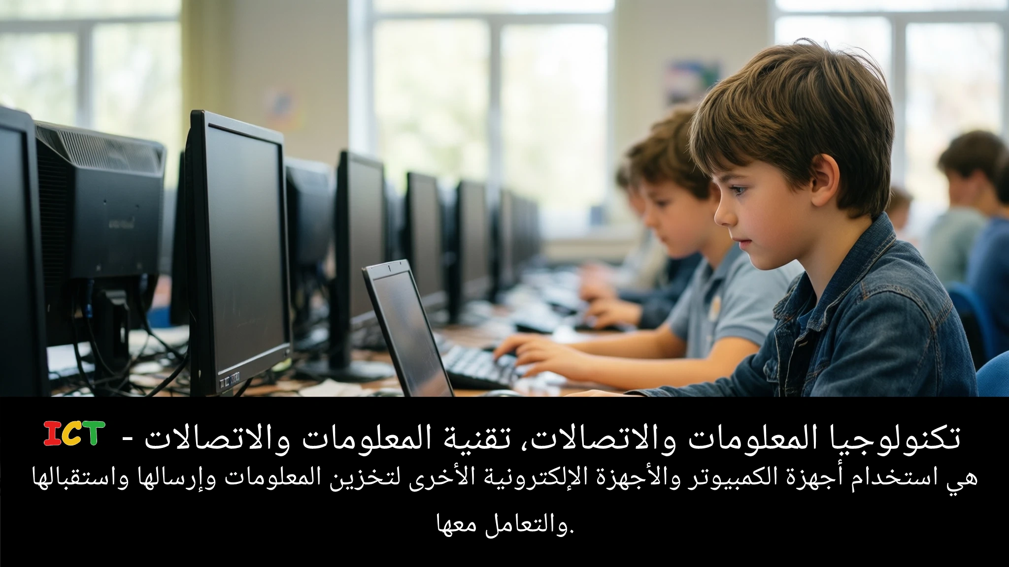Arabic Illustration for ICT